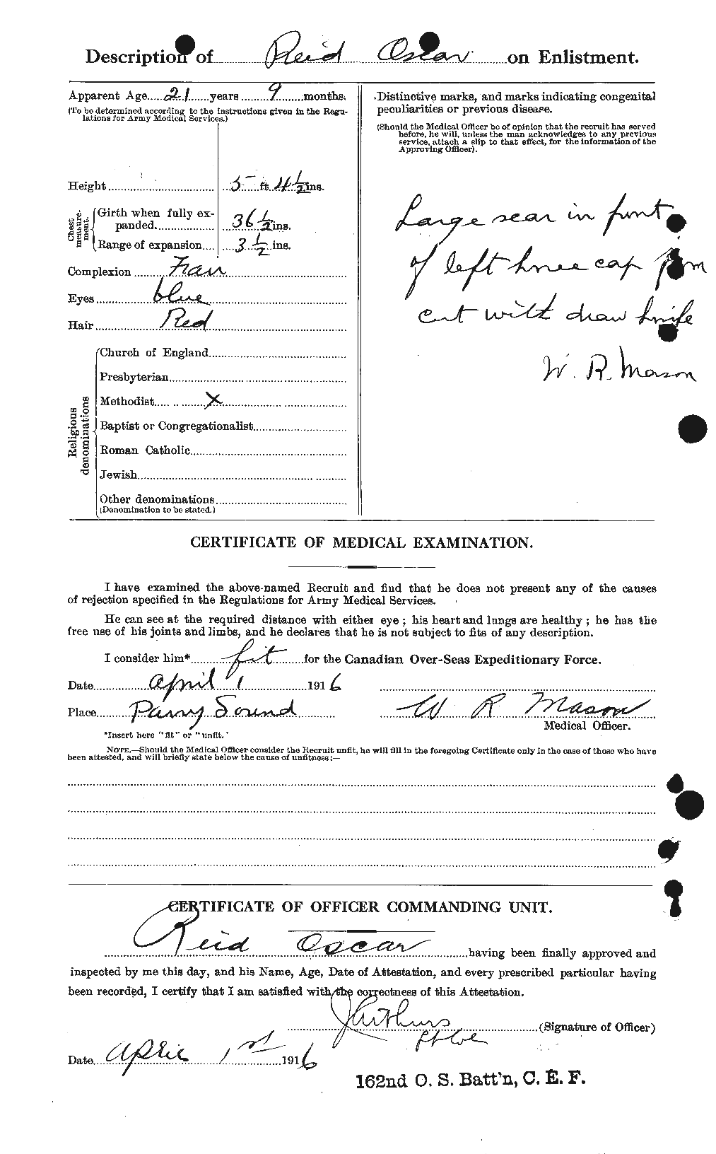 Personnel Records of the First World War - CEF 601821b