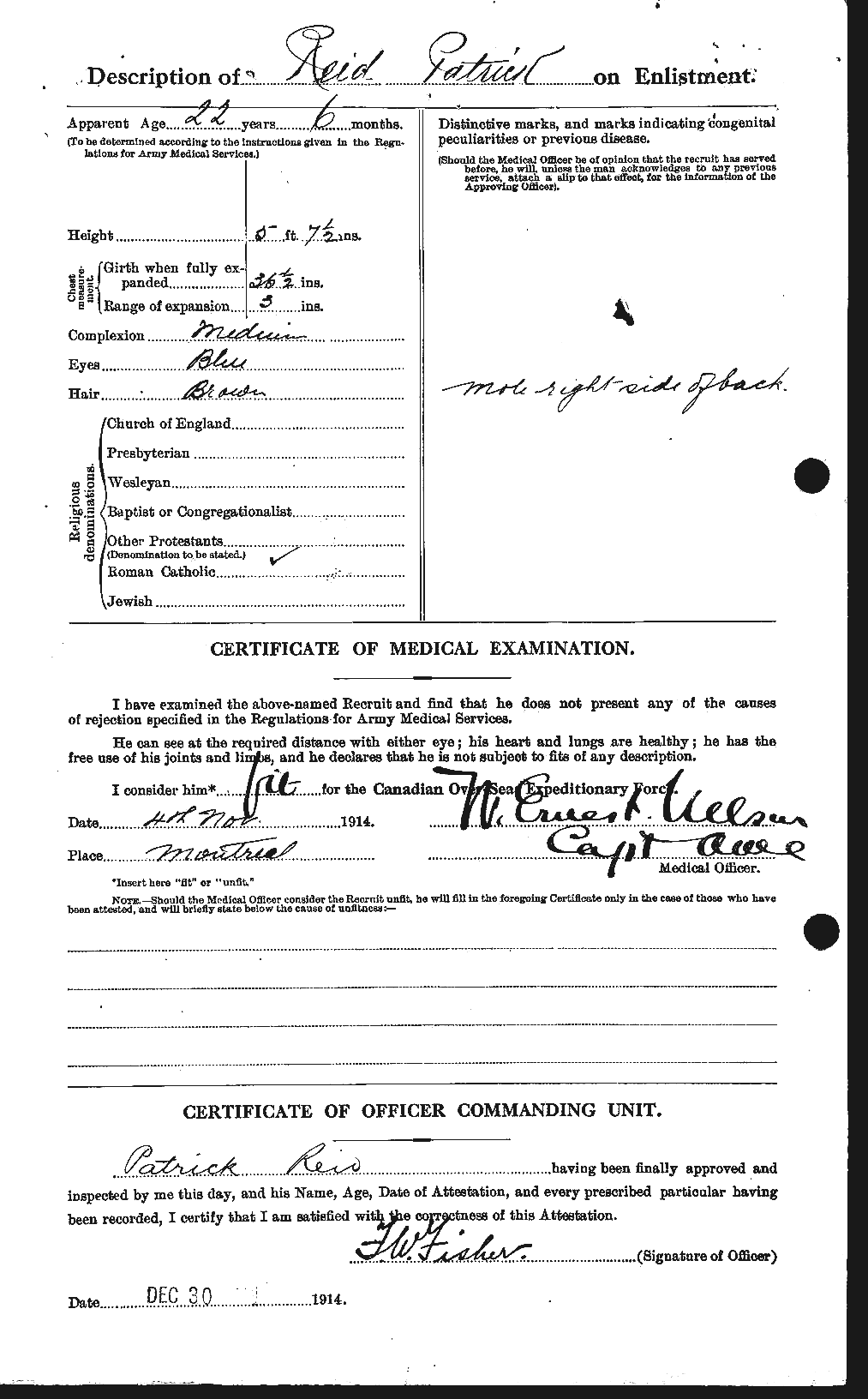 Personnel Records of the First World War - CEF 601828b