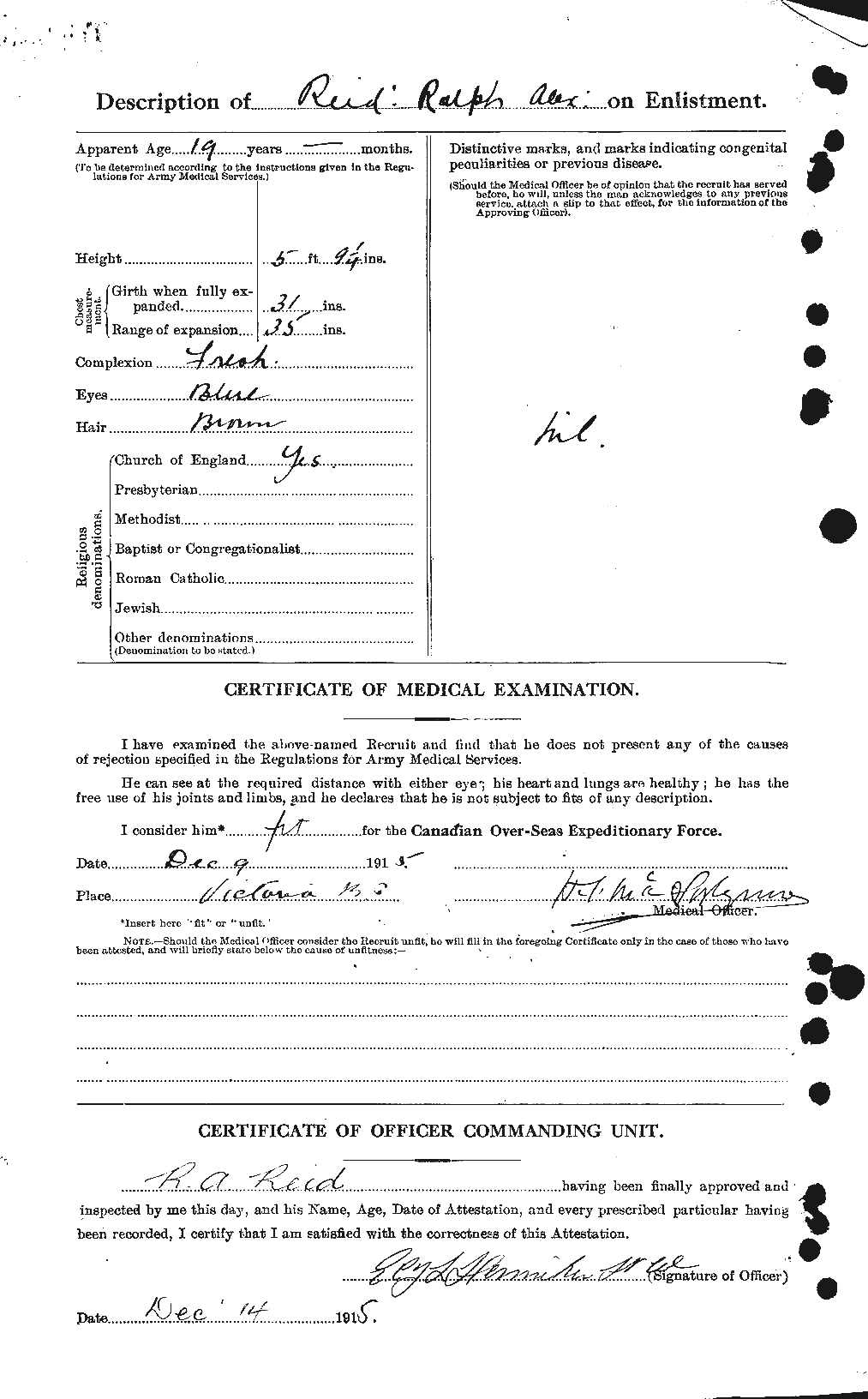 Personnel Records of the First World War - CEF 601848b