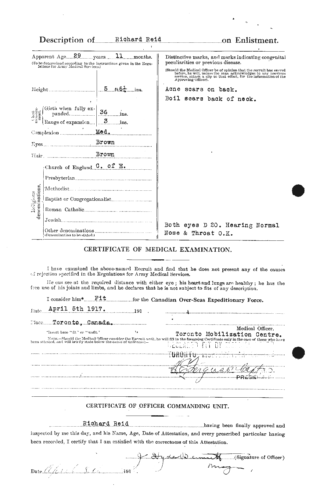 Personnel Records of the First World War - CEF 601857b