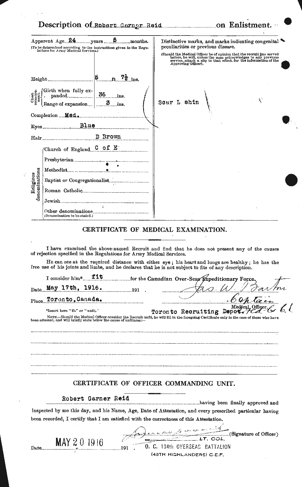 Personnel Records of the First World War - CEF 601900b