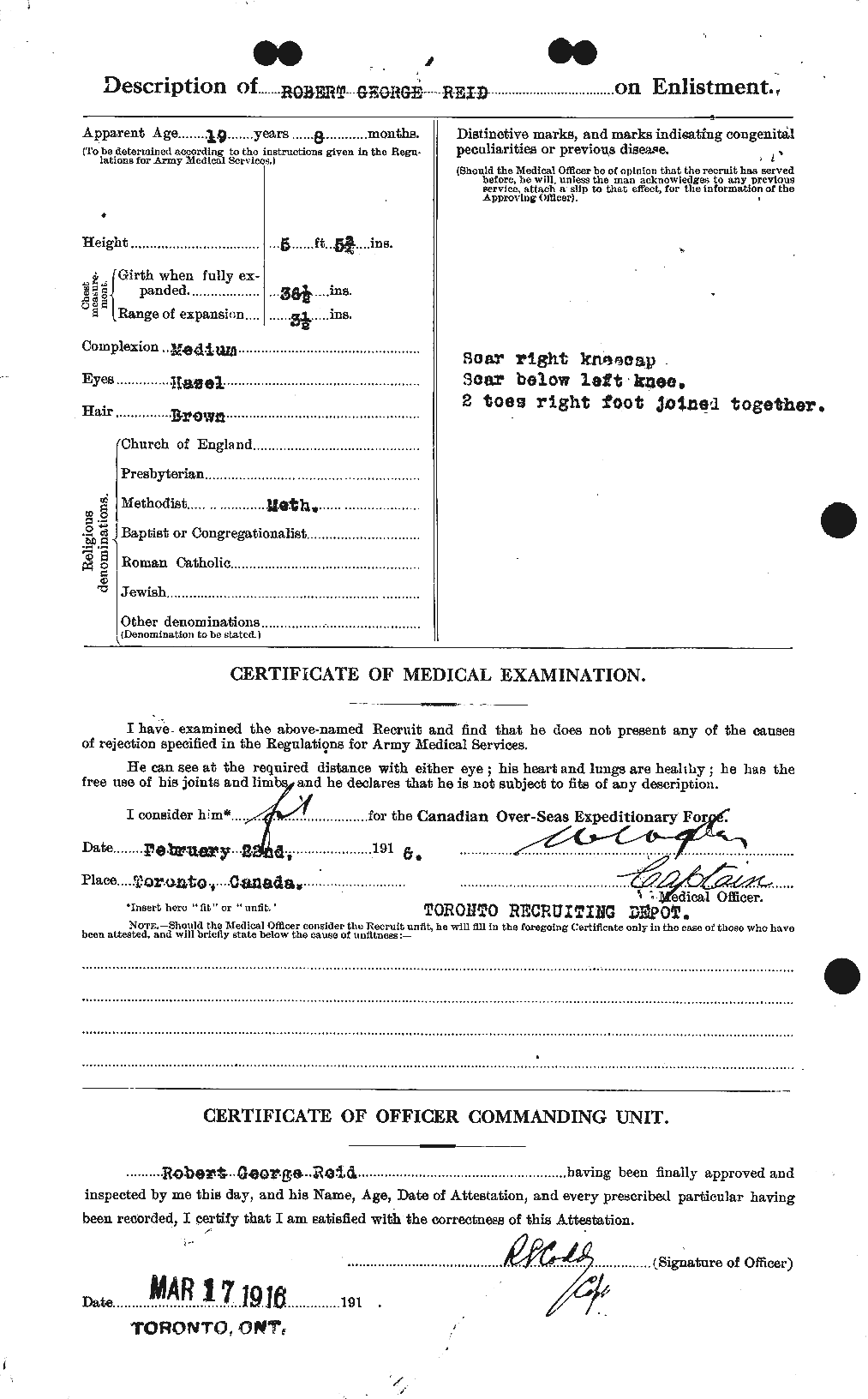 Personnel Records of the First World War - CEF 601901b