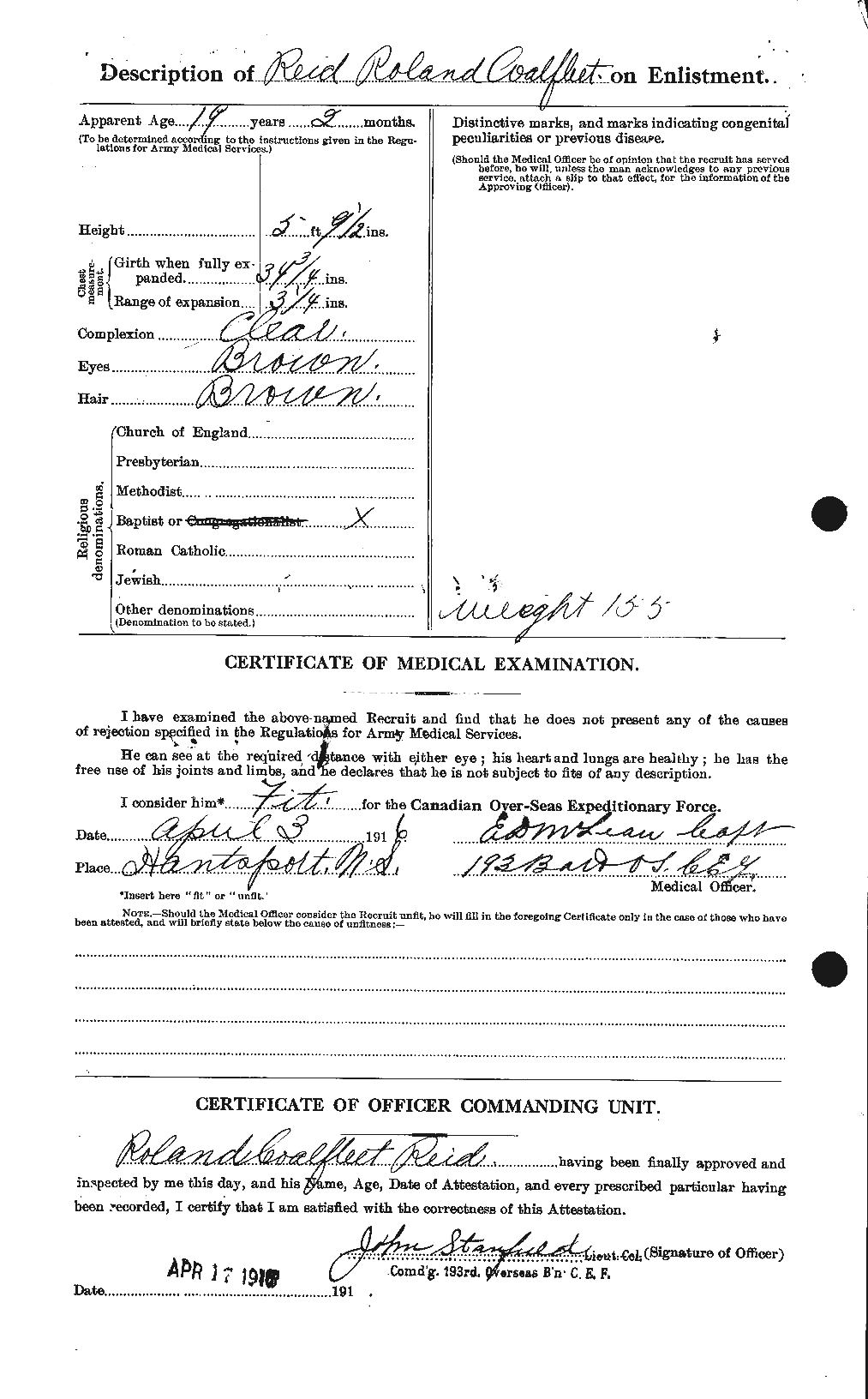 Personnel Records of the First World War - CEF 601930b