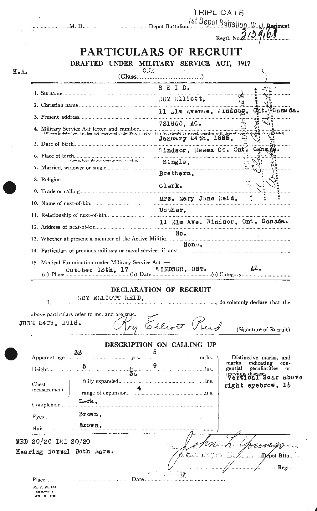 Personnel Records of the First World War - CEF 601935a
