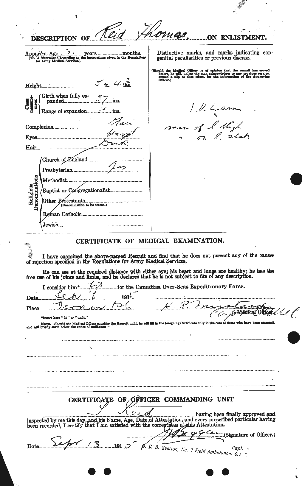 Personnel Records of the First World War - CEF 601976b