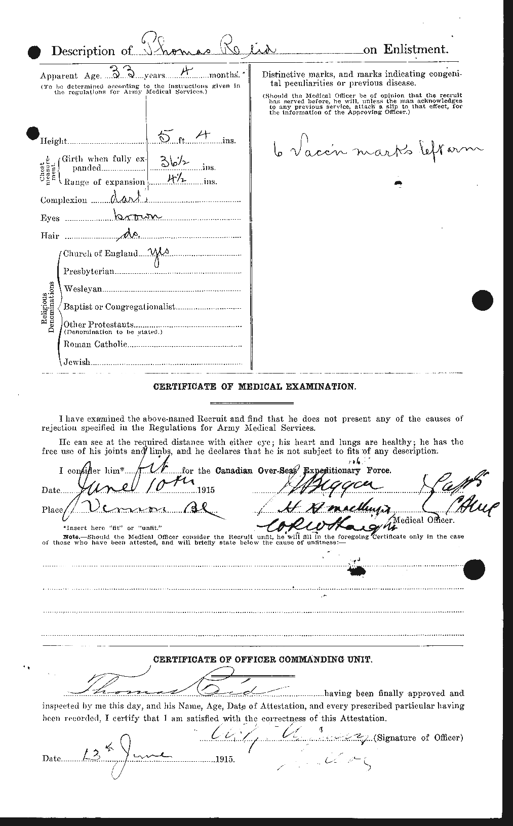 Personnel Records of the First World War - CEF 601982b