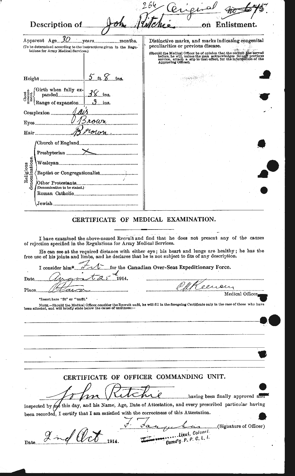 Personnel Records of the First World War - CEF 605328b