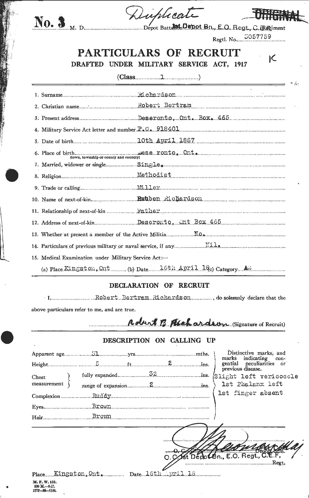 Personnel Records of the First World War - CEF 606332a