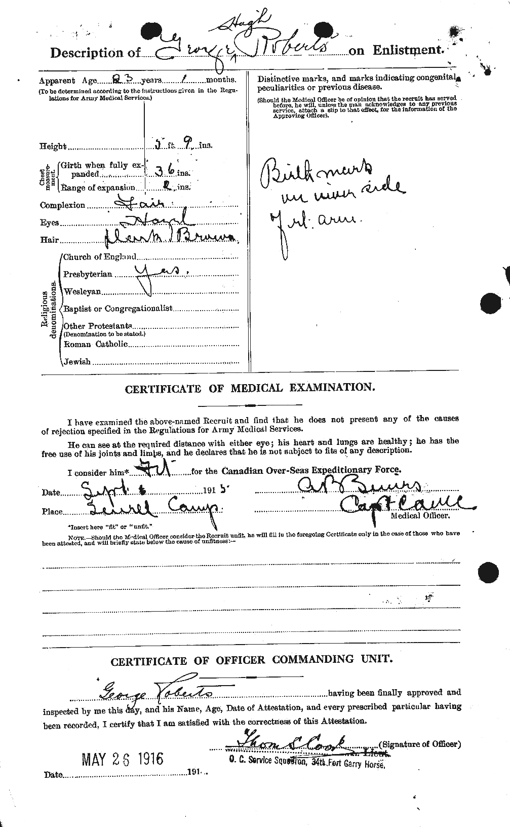Personnel Records of the First World War - CEF 606928b
