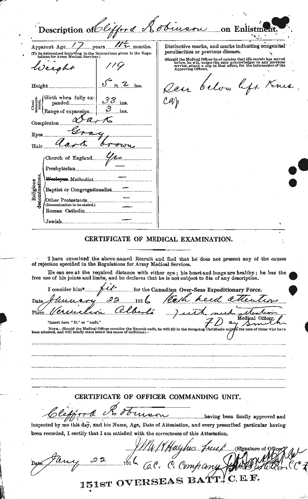 Personnel Records of the First World War - CEF 607114b