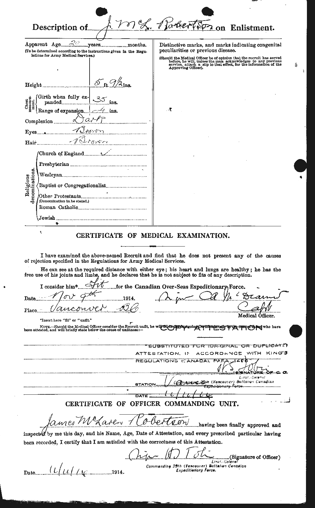 Personnel Records of the First World War - CEF 608710b