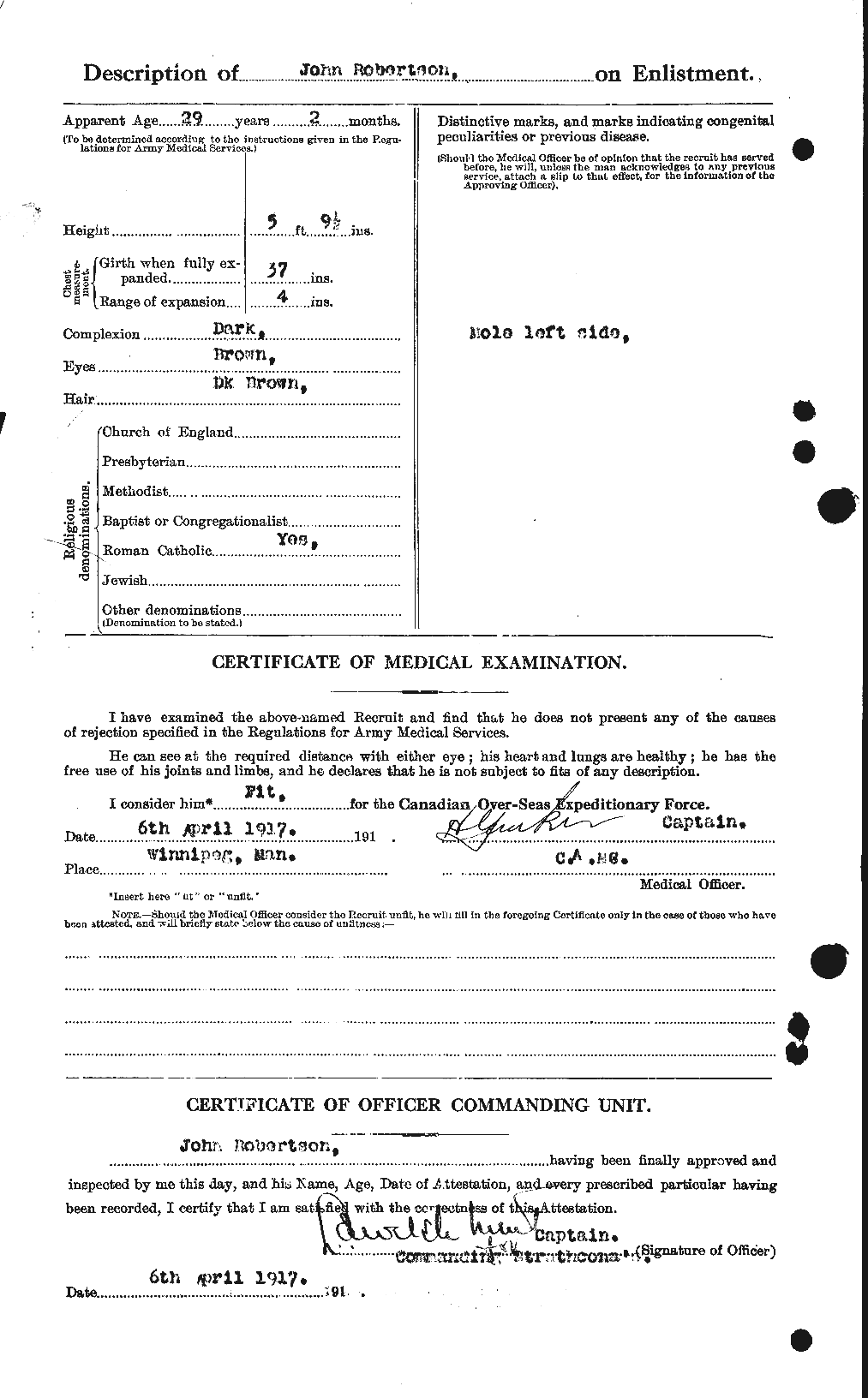 Personnel Records of the First World War - CEF 608740b