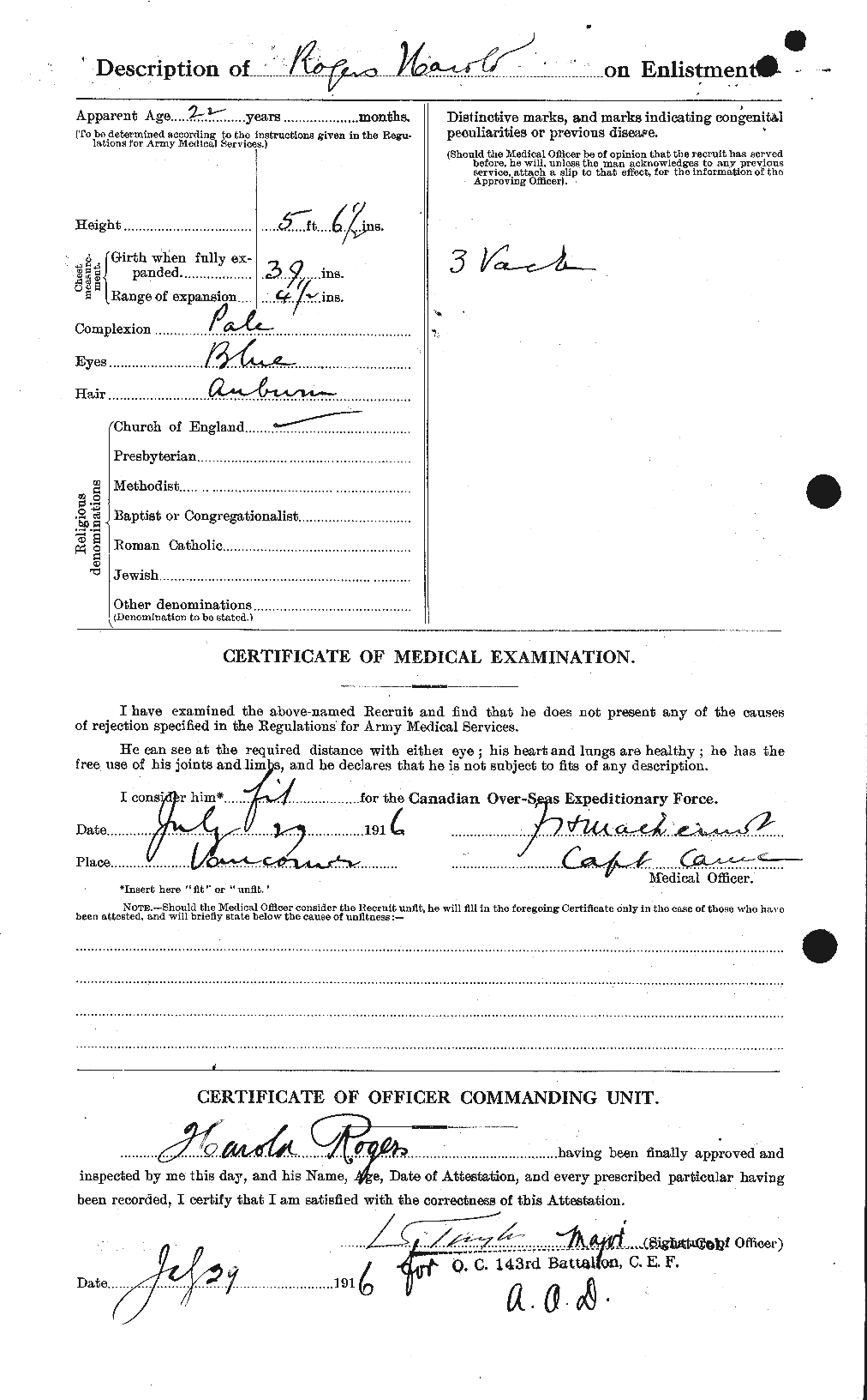 Personnel Records of the First World War - CEF 611117b