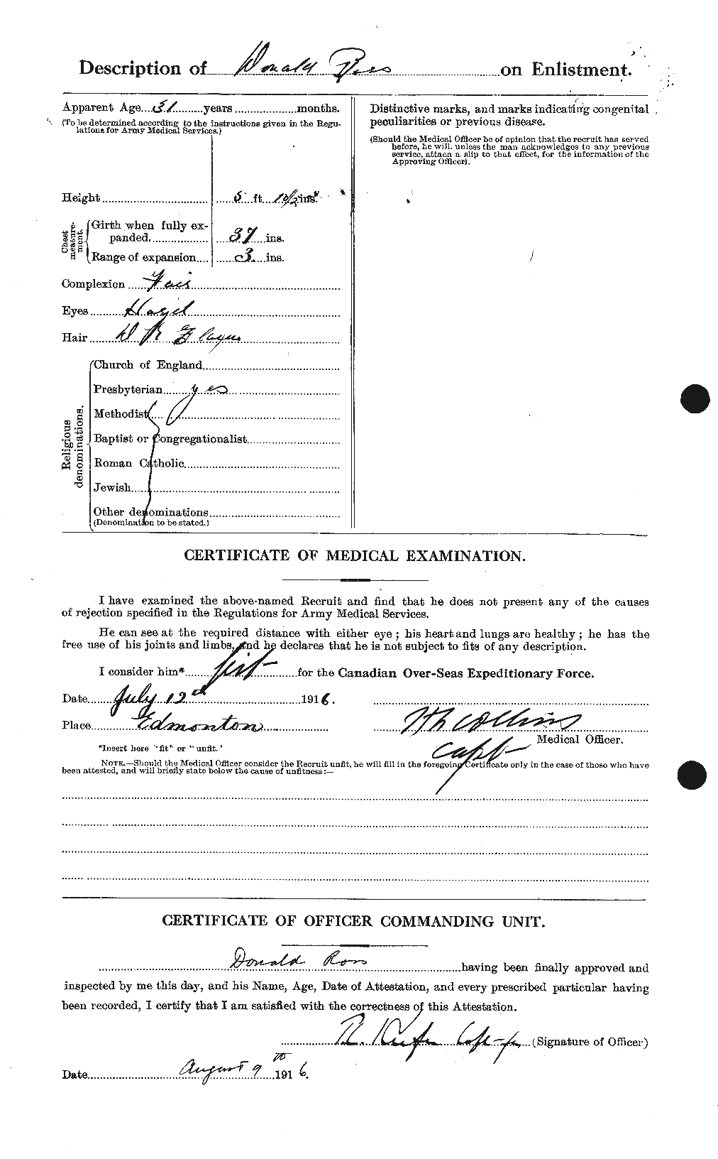 Personnel Records of the First World War - CEF 612859b