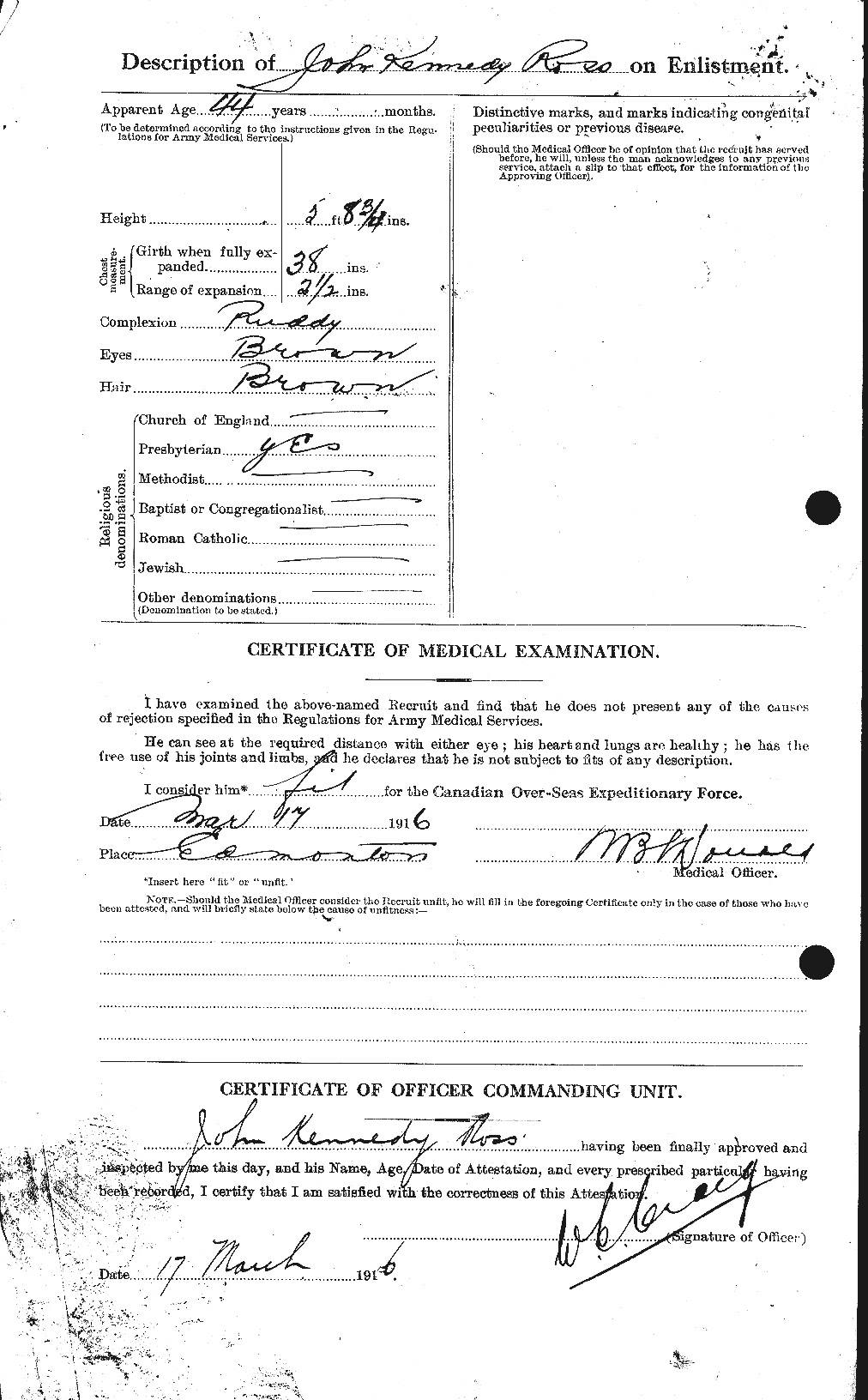 Personnel Records of the First World War - CEF 613431b