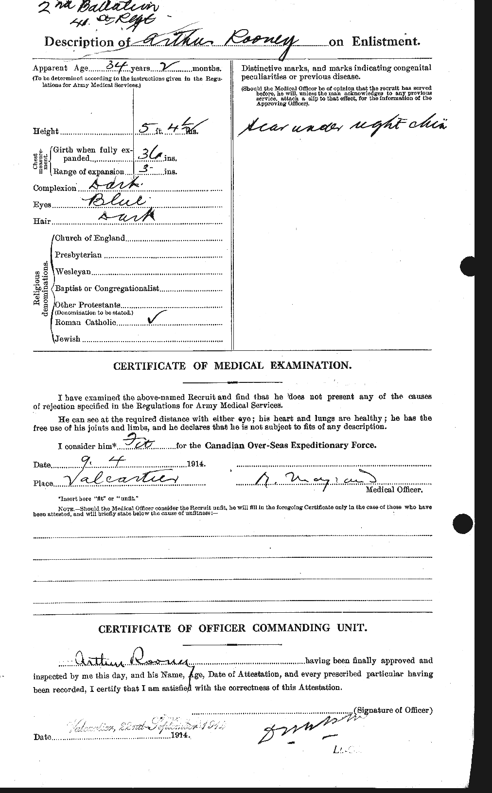 Personnel Records of the First World War - CEF 615369b