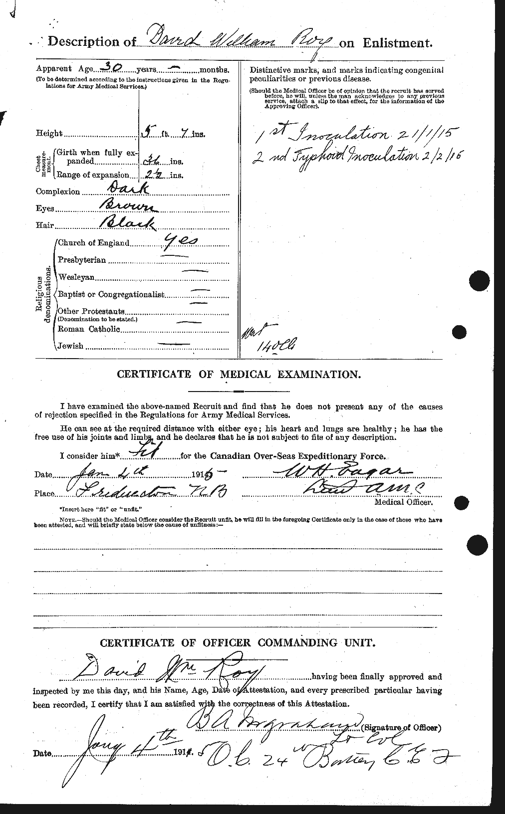 Personnel Records of the First World War - CEF 615724b