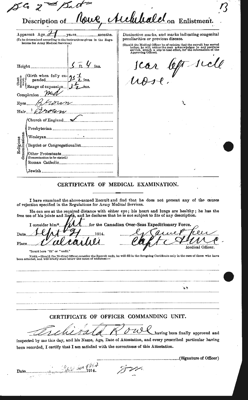 Personnel Records of the First World War - CEF 615789b