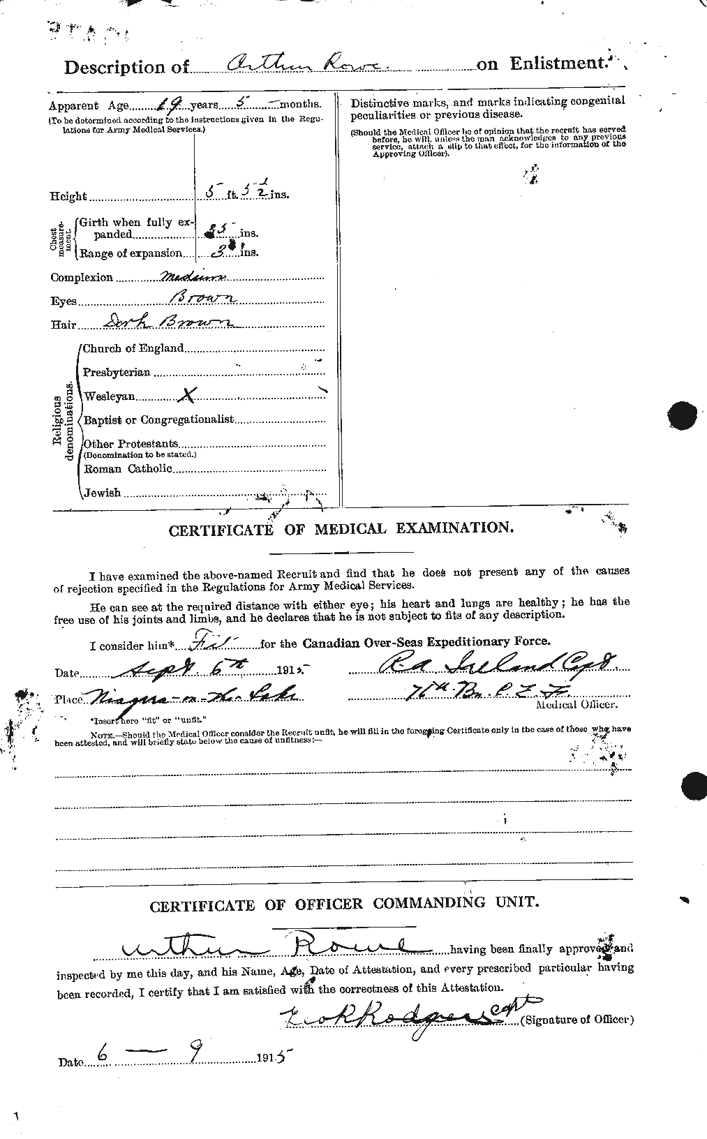 Personnel Records of the First World War - CEF 615791b