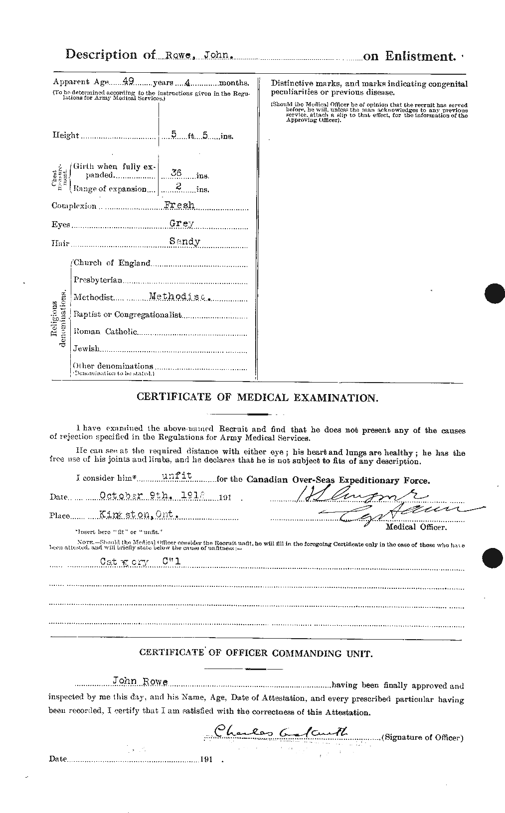 Personnel Records of the First World War - CEF 615924b