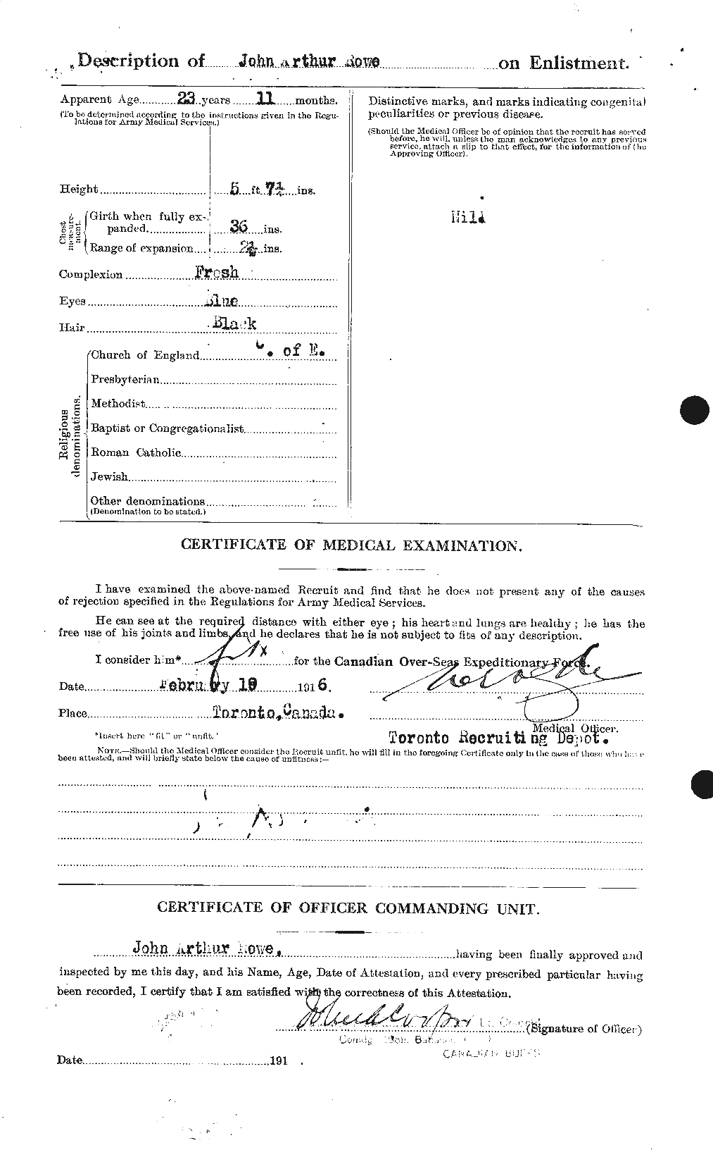 Personnel Records of the First World War - CEF 615927b