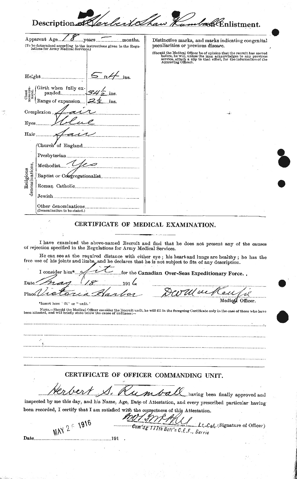 Personnel Records of the First World War - CEF 617356b
