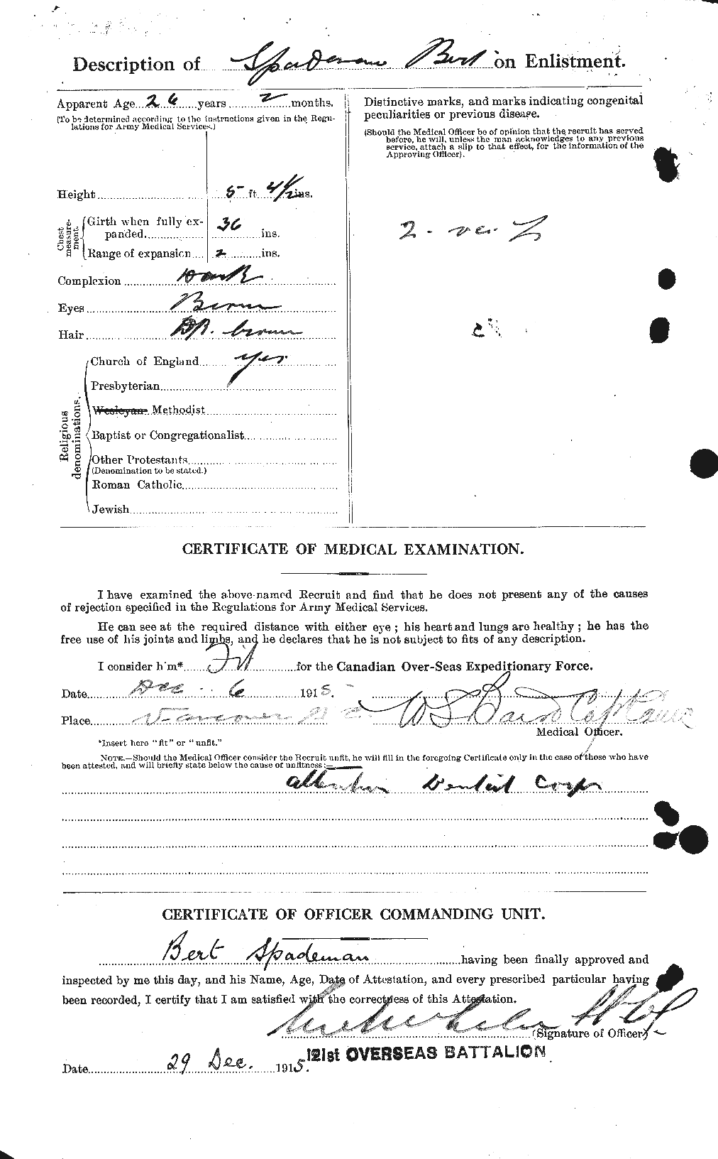 Personnel Records of the First World War - CEF 618280b