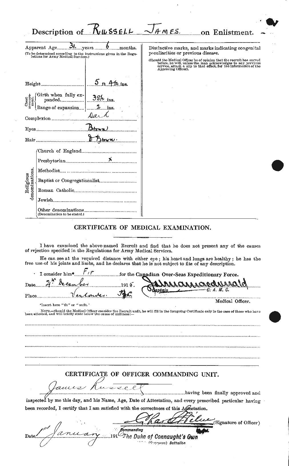 Personnel Records of the First World War - CEF 619045b