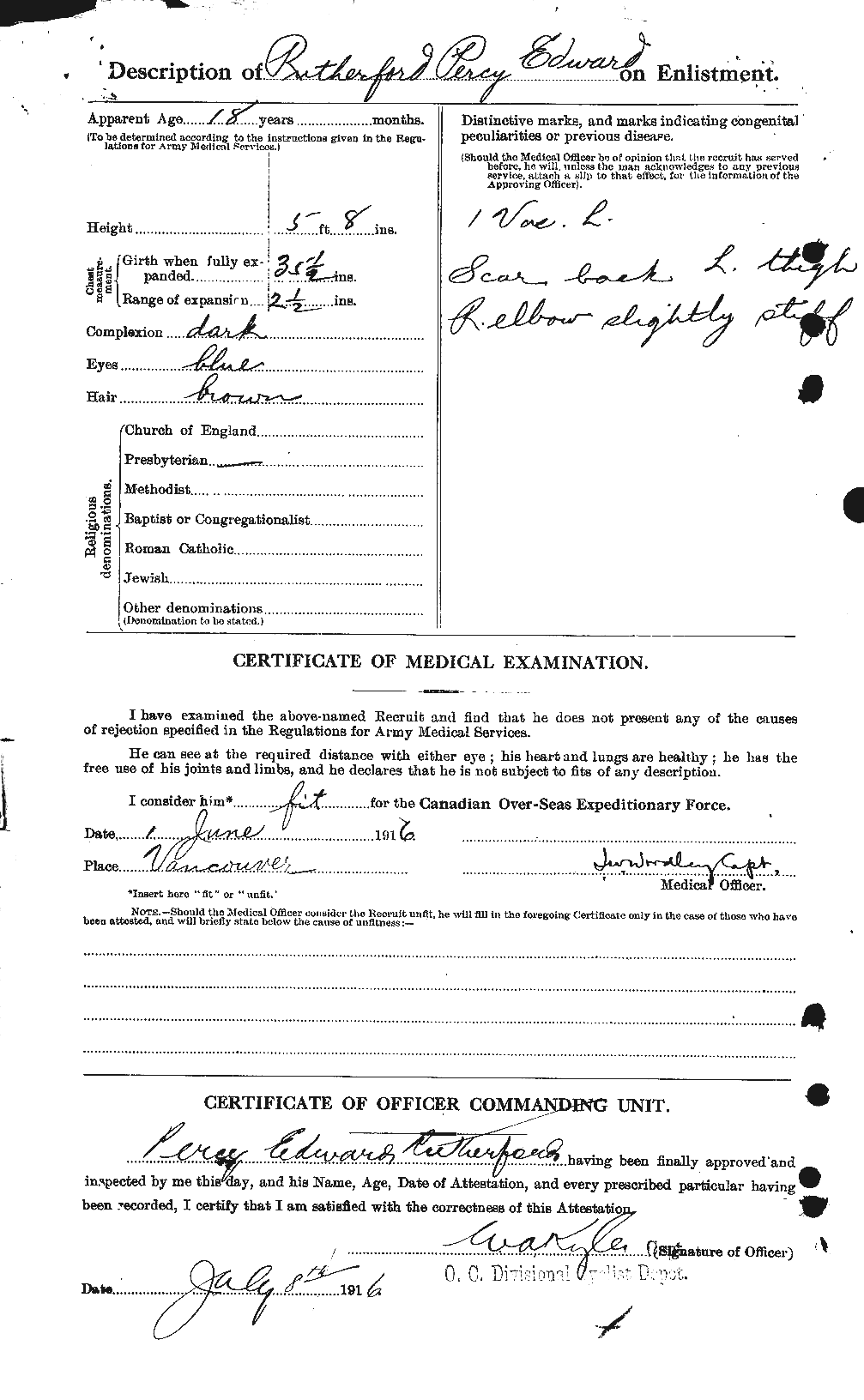 Personnel Records of the First World War - CEF 620668b