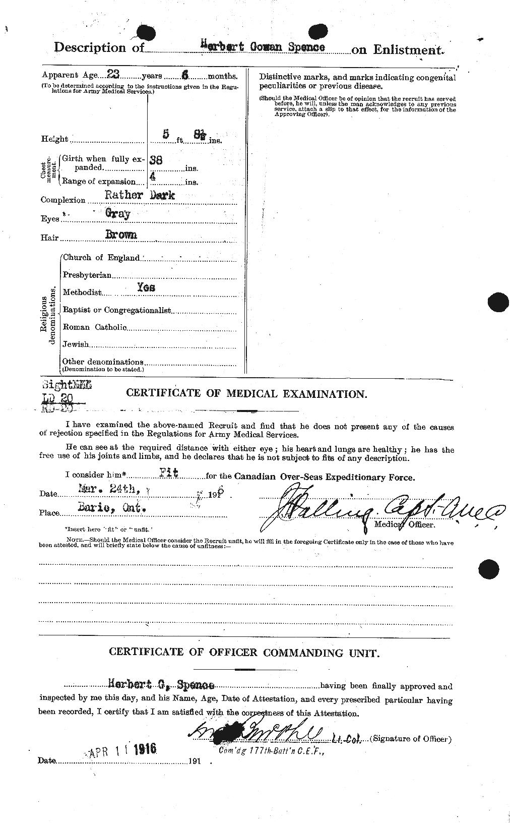 Personnel Records of the First World War - CEF 621338b