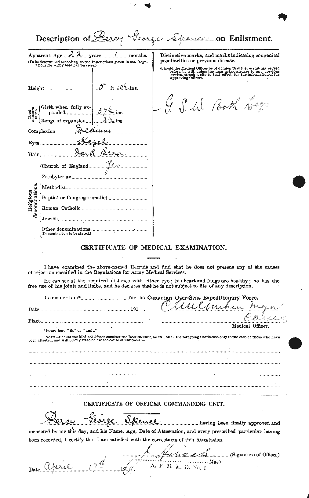 Personnel Records of the First World War - CEF 621404b
