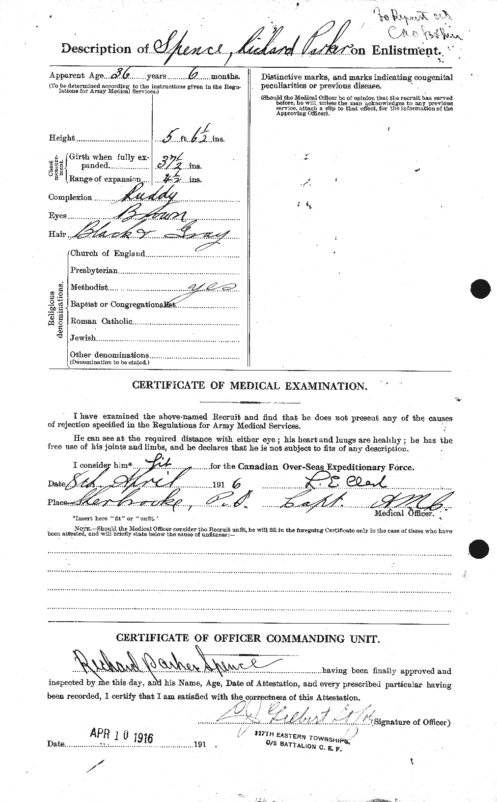 Personnel Records of the First World War - CEF 621410b