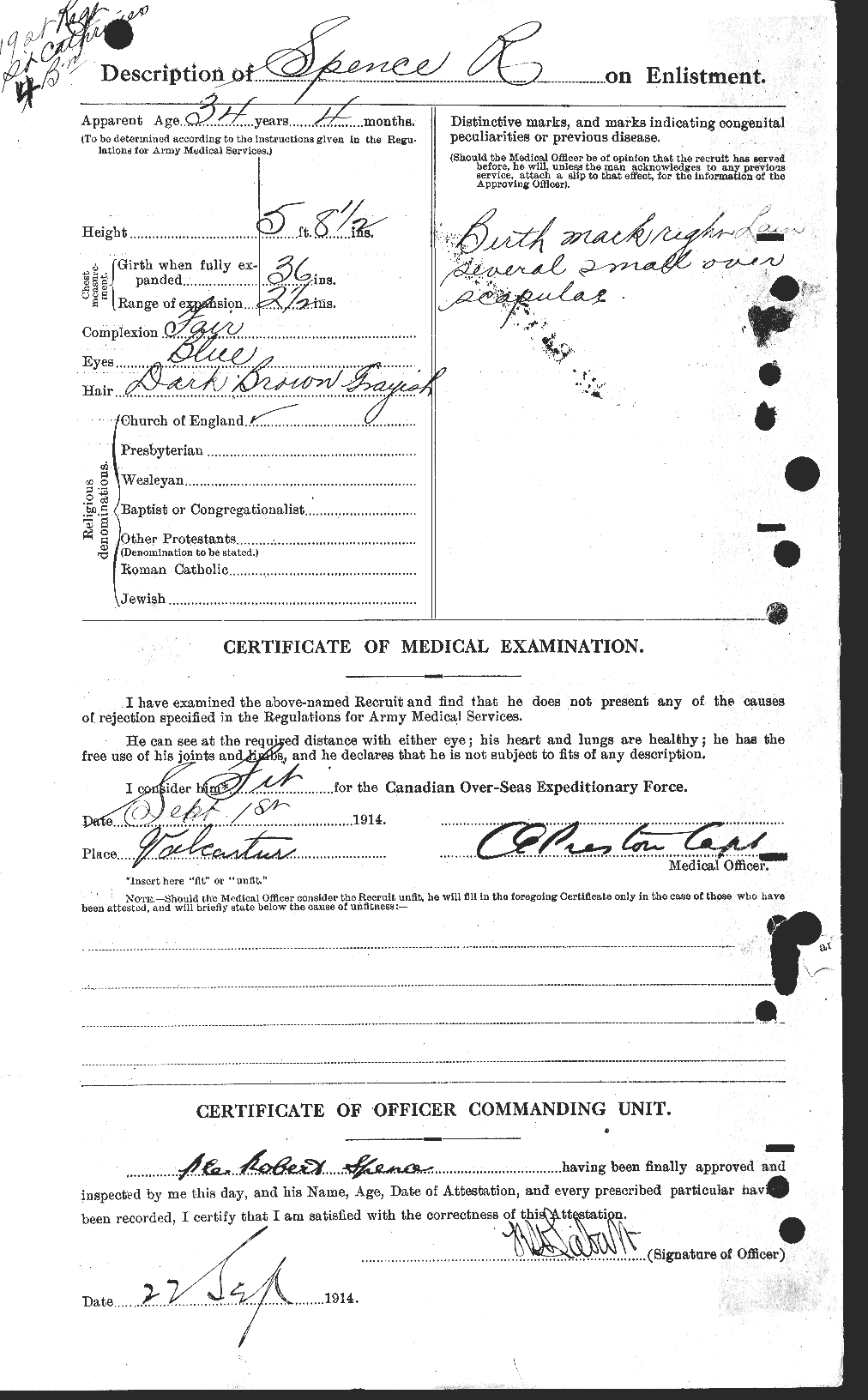 Personnel Records of the First World War - CEF 621411b