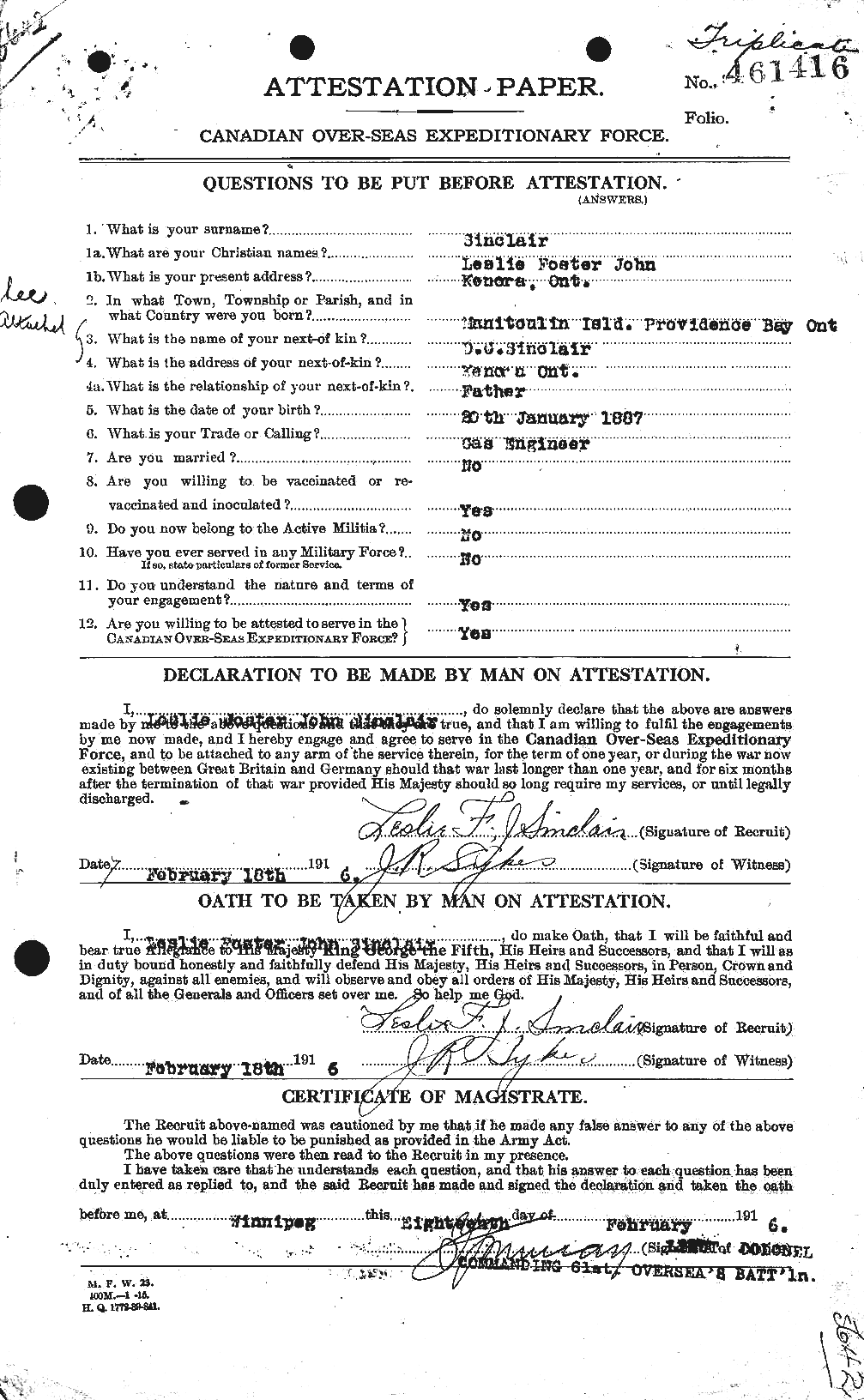 Personnel Records of the First World War - CEF 622483a