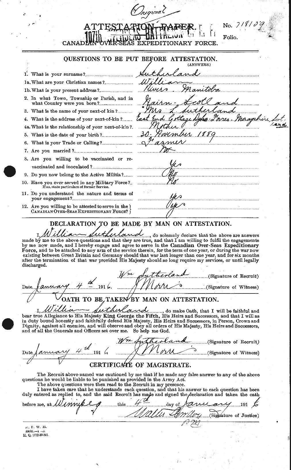 Personnel Records of the First World War - CEF 624670a