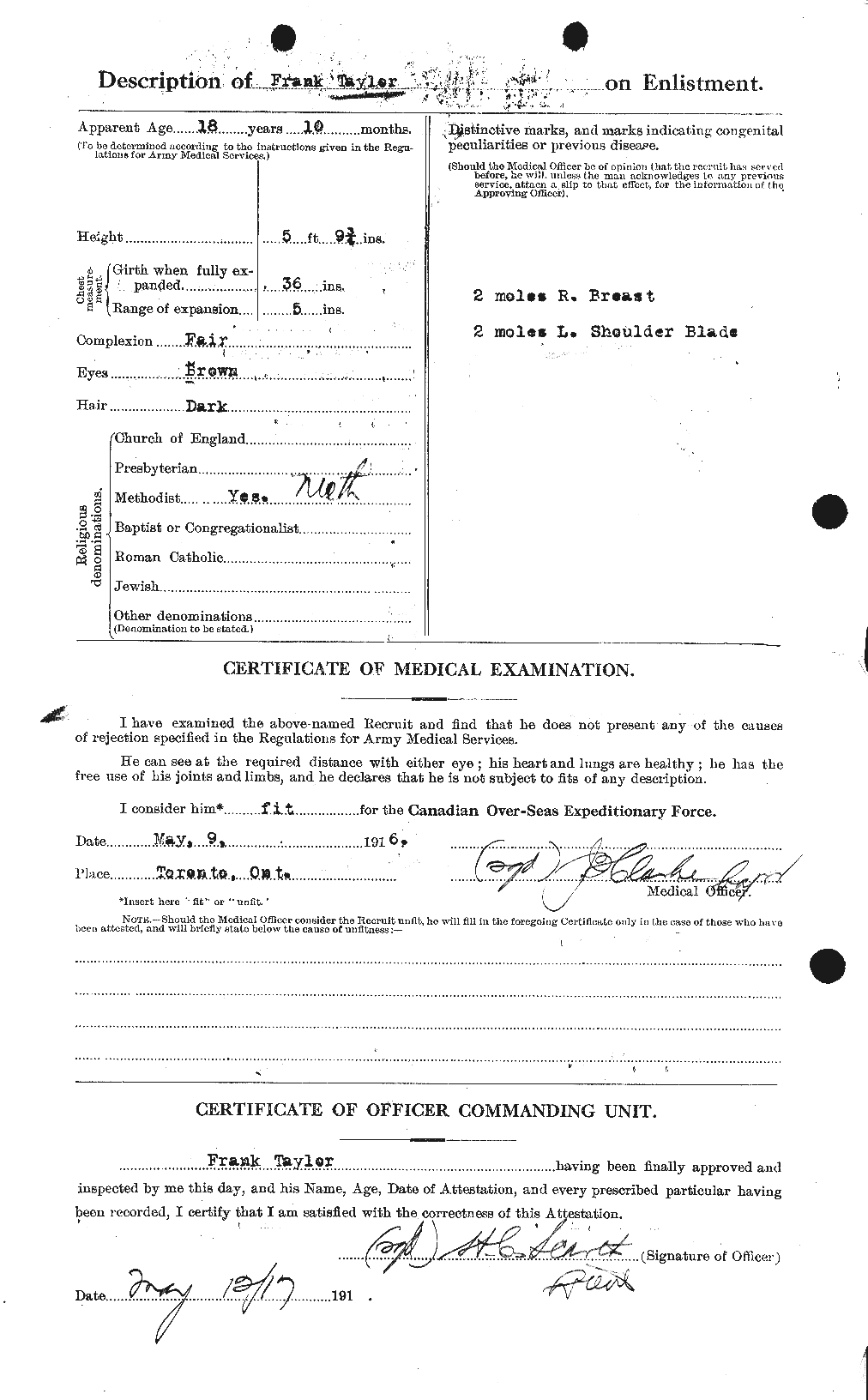 Personnel Records of the First World War - CEF 625713b