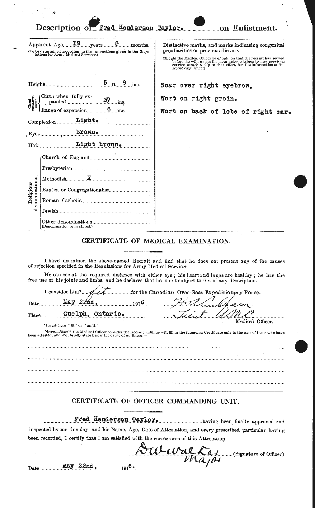 Personnel Records of the First World War - CEF 625753b