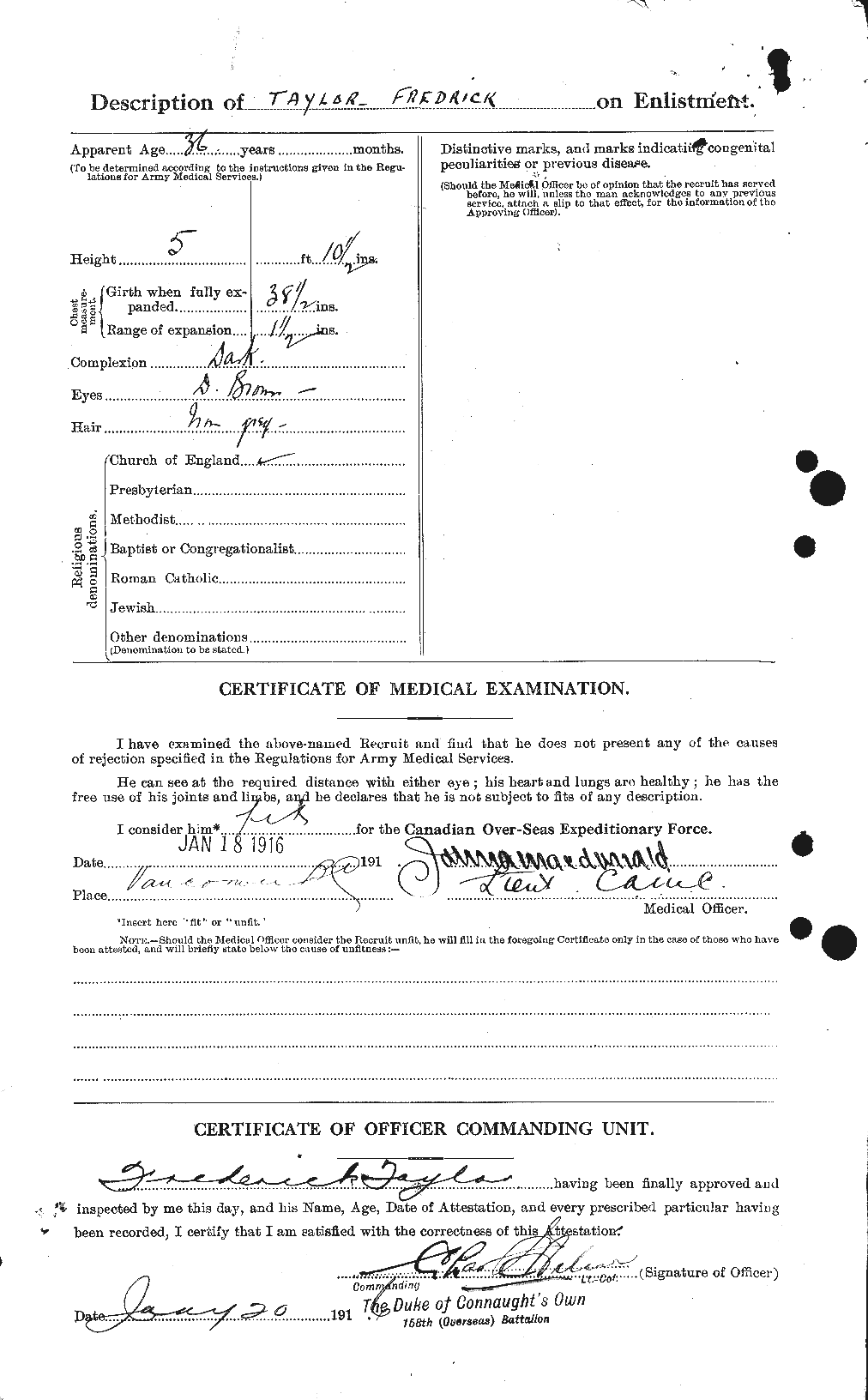 Personnel Records of the First World War - CEF 625779b