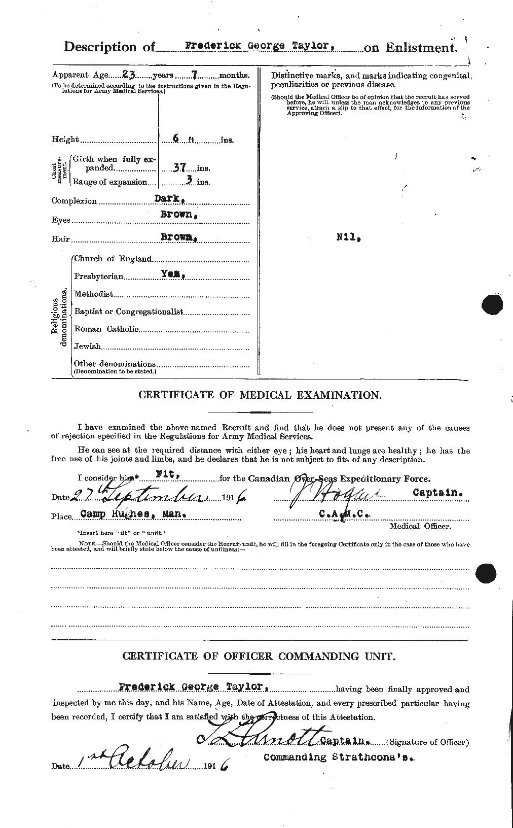 Personnel Records of the First World War - CEF 625800b