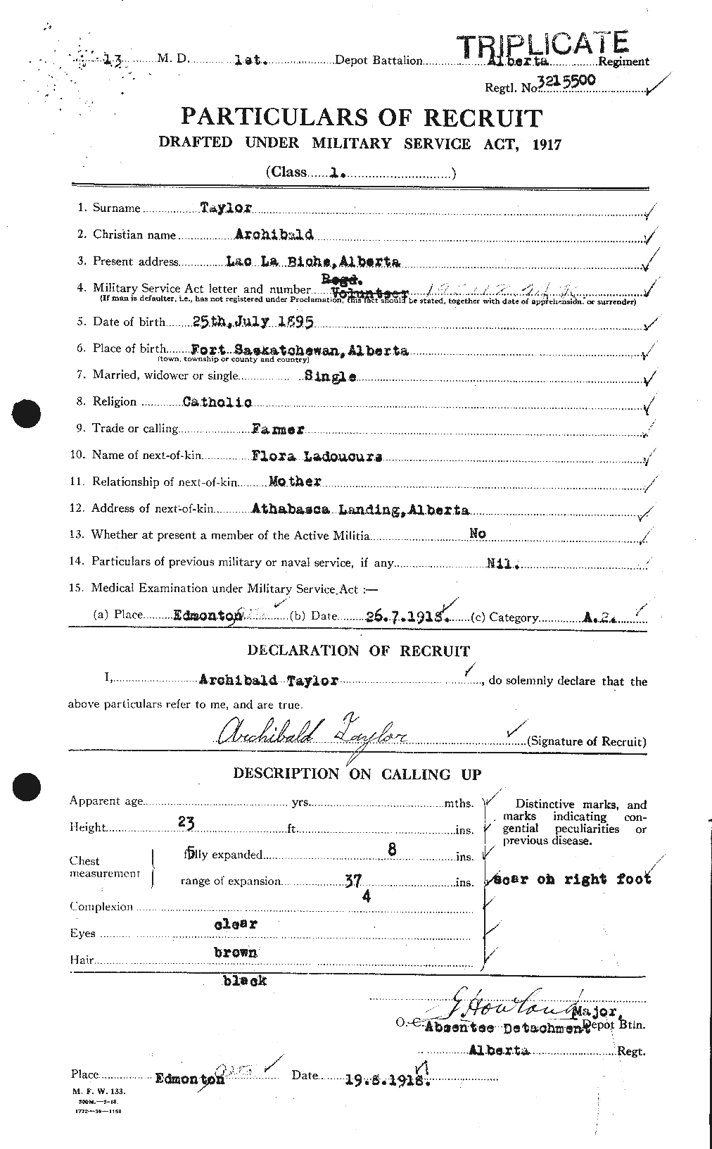 Personnel Records of the First World War - CEF 626238a
