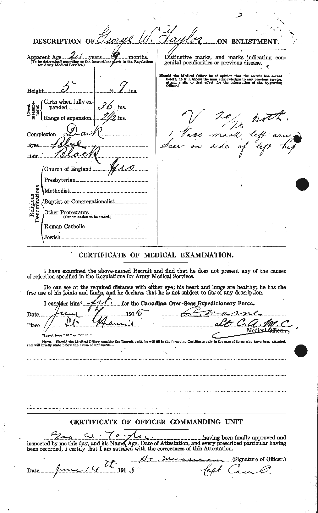 Personnel Records of the First World War - CEF 626359b