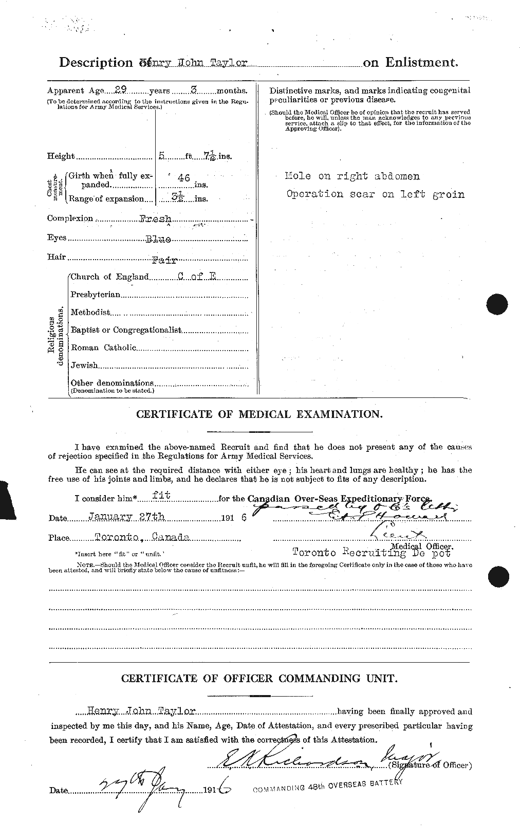 Personnel Records of the First World War - CEF 626544b