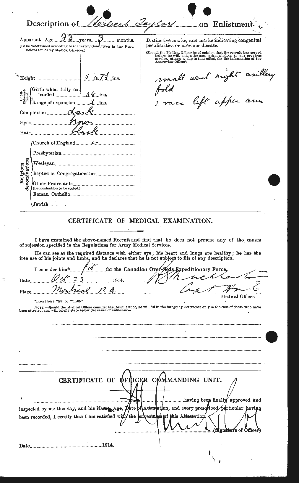Personnel Records of the First World War - CEF 626558b