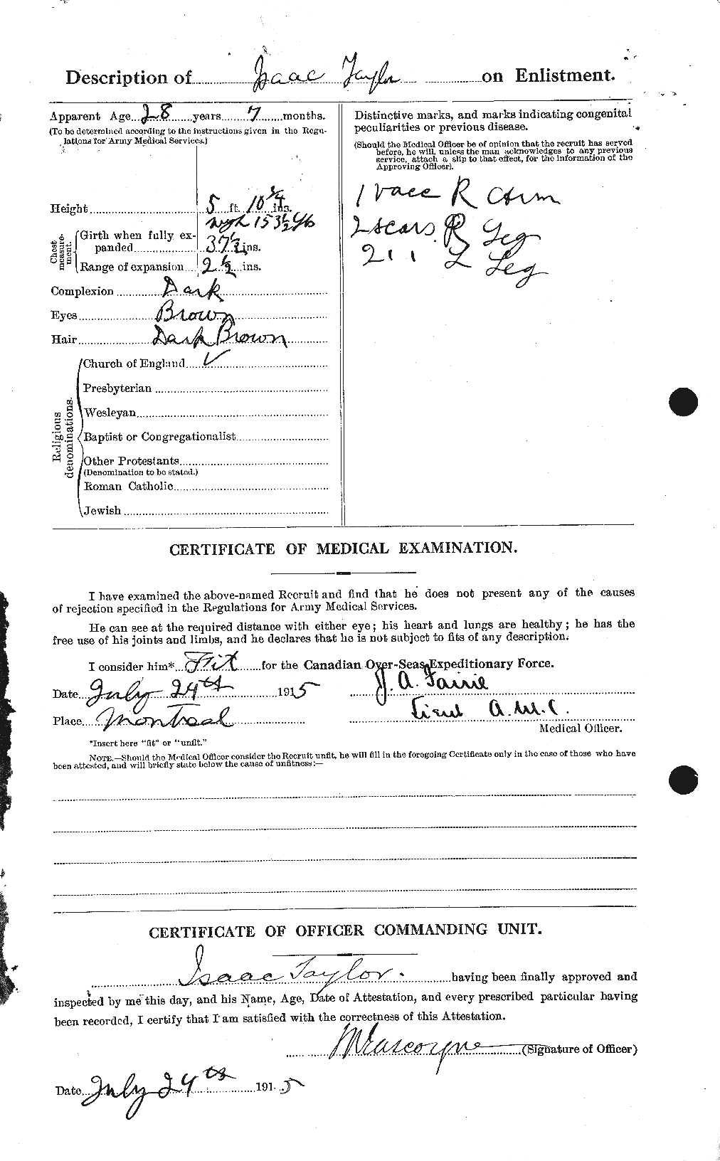 Personnel Records of the First World War - CEF 626628b