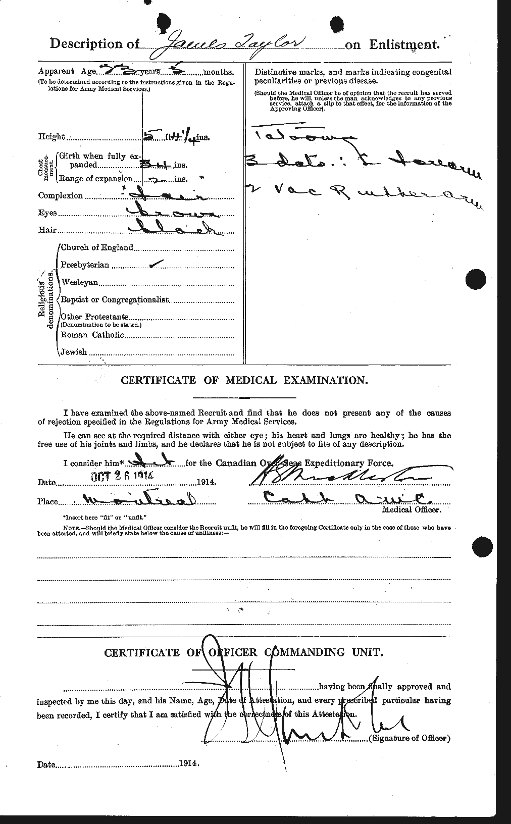 Personnel Records of the First World War - CEF 626670b