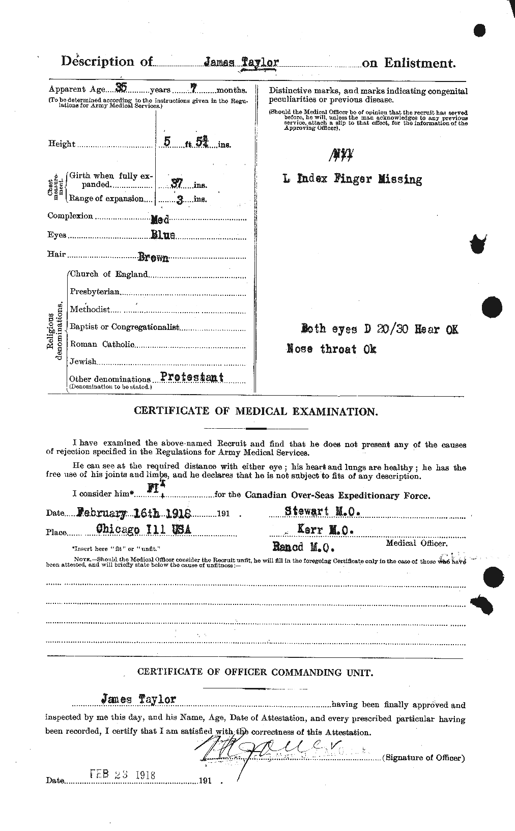 Personnel Records of the First World War - CEF 626671b