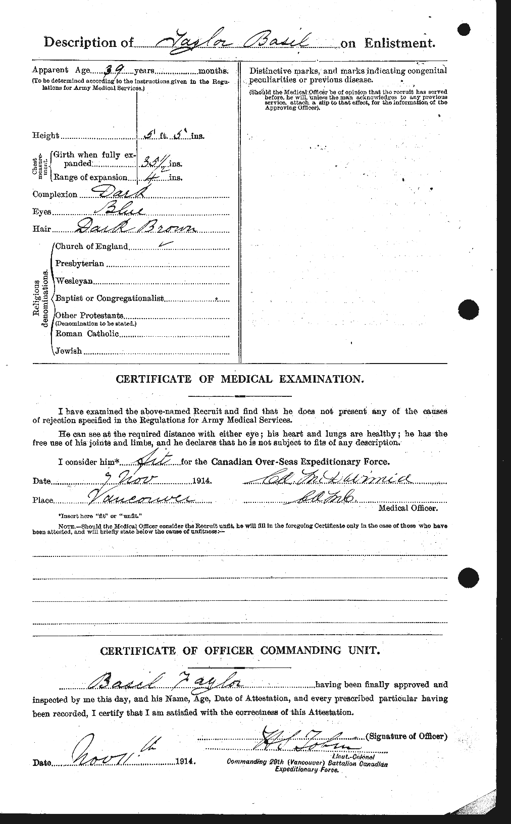 Personnel Records of the First World War - CEF 626757b