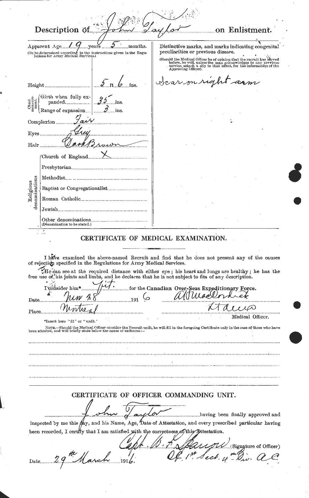 Personnel Records of the First World War - CEF 627014b