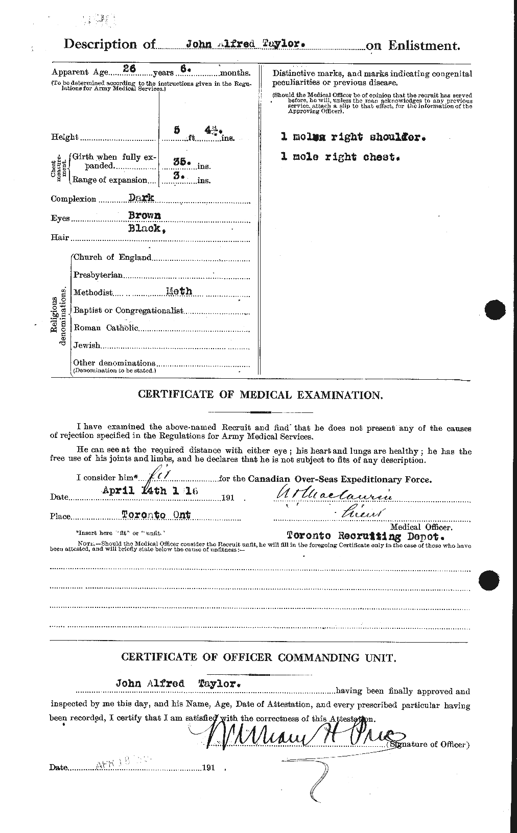 Personnel Records of the First World War - CEF 627044b