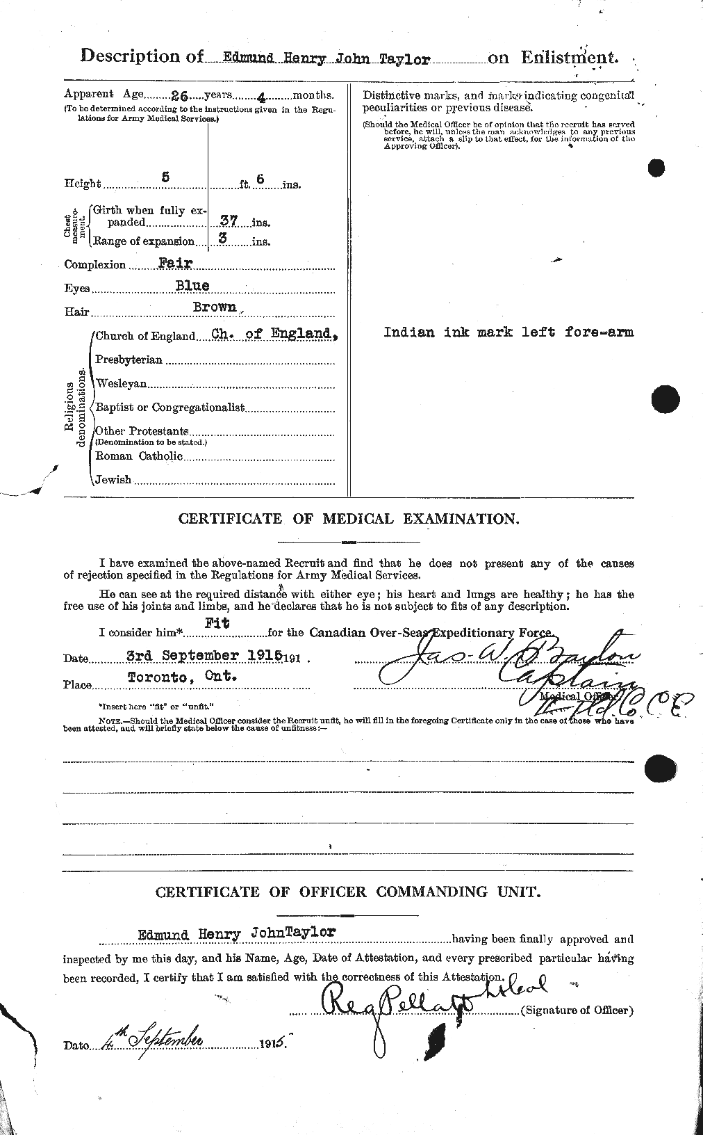 Personnel Records of the First World War - CEF 627278b